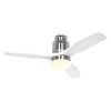 Ventilateur Plafond Aerodynamix Eco 112cm Chrome Blanc CASAFAN 93112332