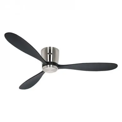 Ventilateur Plafond Eco Plano Bois 132cm Chromé Noir WiFi CAS_313290W 313290 Ventilateur Plafond Eco Plano Bois 132cm Chromé Noir WiFi CASAFAN 313290