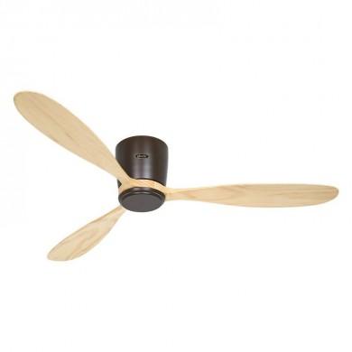 Ventilateur Plafond Eco Plano Bois 132cm Bronze Bois naturel CASAFAN 313295