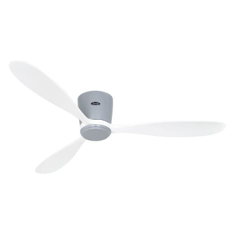 Ventilateur Plafond Eco Plano Bois 132cm Gris clair Blanc CASAFAN 313277