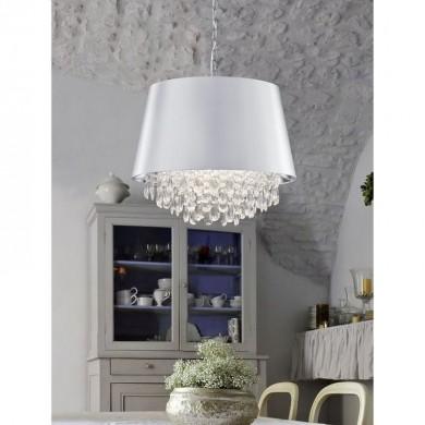 Suspension Loreley Chromé Transparent Claire 3x40W E14 TRI_309300301 309300301 Suspension Loreley Chromé Transparent Claire 3x40W E14 TRIO LIGHTING 309300301