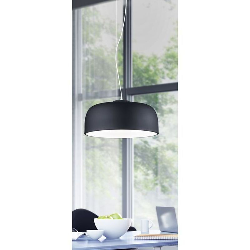 Suspension Baron Noir Mat 4x40W E27 TRIO LIGHTING 309800432