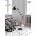 Lampadaire Articulé Salvador Noir Mat 1x60W E27