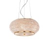 Suspension PASHA Or 6x40W IDEAL LUX 82172