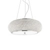 Suspension PASHA Chrome 10x40W IDEAL LUX 82196