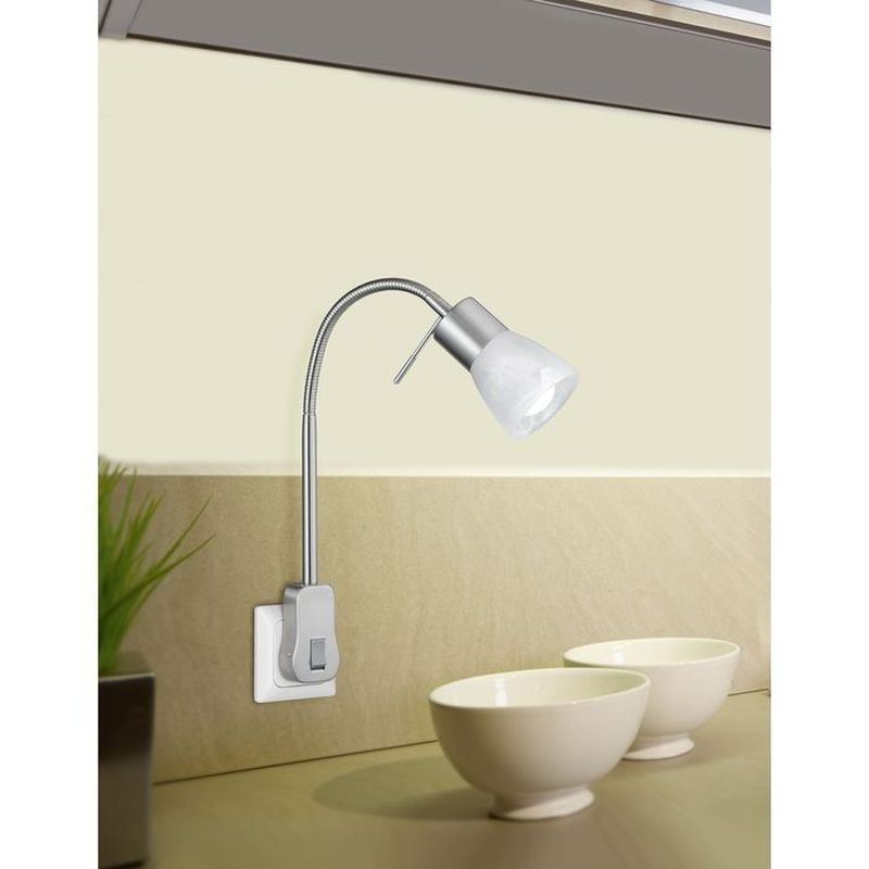 Plafonnier Levisto Nickel Mat 1x28W E14 TRI_891010107 891010107 Plafonnier Levisto Nickel Mat 1x28W E14 TRIO LIGHTING 891010107