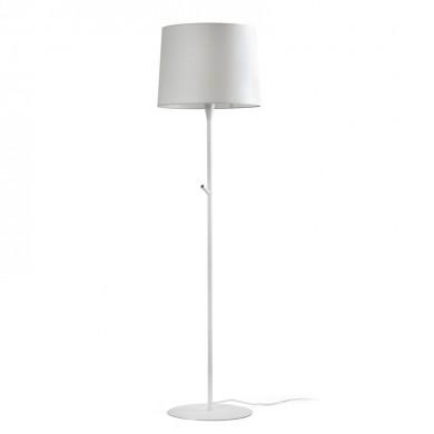 Lampadaire Conga Blanc H1530 1x15W Max E27 FARO 64312-07