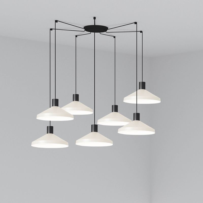 Suspension Kombo Beige L- 7x15W E27 FAR_68596-7L 68596-7L Suspension Kombo Beige L- 7x15W E27 FARO 68596-7L