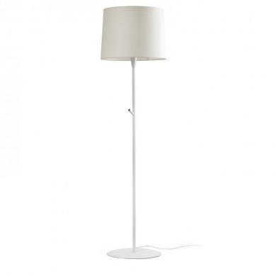 Lampadaire Conga Blanc Beige H1530 1x15W Max E27 FARO 64312-08