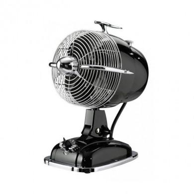 Ventilateur de table RetroJet Noir brillant CAS_301502 301502 Ventilateur de table RetroJet Noir brillant CASAFAN 301502