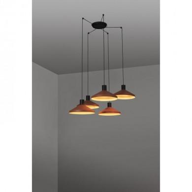 Suspension Kombo Terracotta 5x15W E27 FARO 68597-5L