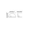 Applique Murale Nit Blanc 1x20W E27 FARO 01003
