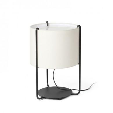 Lampe Drum Noir Beige 1x15W Max E27 FARO 24020-31