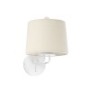 Applique Murale Montreal Blanc Beige 1x15W E27 FARO 24030-02