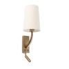 Applique Murale Rem Or vieilli Beige Liseuse 1x15W E27 FARO 29683-20