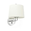 Applique Murale Montreal Chrome Beige 1x15W E27 FARO 24031-02