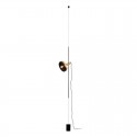 Lampadaire Suspendu Whizz Noir Or satiné 1x15W E27