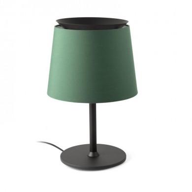 Lampe de table GRACE avec écran en velours noir, bleu ou vert IP20