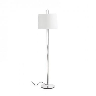 Lampadaire Montreal Chrome Beige 1x15W E27 FARO 24037-08