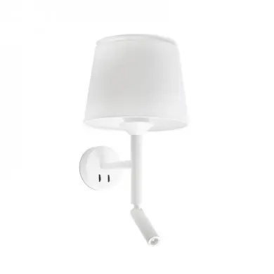 Applique Murale Savoy Blanc Liseuse 1x15W E27 FARO 20302-92