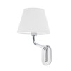 Applique Murale Eterna Chrome Blanc 1x15W Max E27 FARO 24005-10