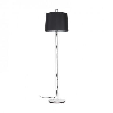 Lampadaire Montreal Noir Chrome 1x15W E27 FARO 24037-09