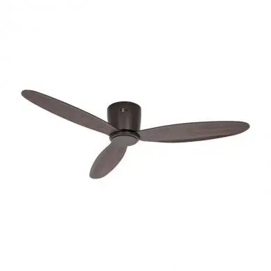 Ventilateur plafonnier Plano II 112cm brun noyer WiFi CASAFAN 311282