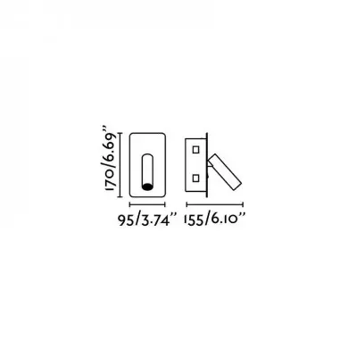 Applique Murale Suau Or satiné 1x3W LED FAR_62114 62114 Applique Murale Suau Or satiné 1x3W LED FARO 62114