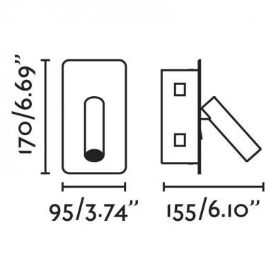 Encastré Intérieur Suau Bronze 1x3W LED FARO 62111