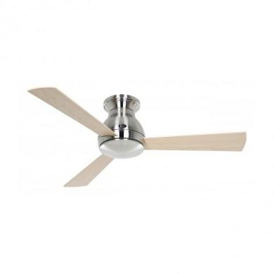 Ventilateur Plafond Eco Pallas 116cm Chrome Erable Hetre CASAFAN 311670