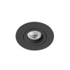 Encastré Intérieur Radón Noir Rond Orientable FARO 43408