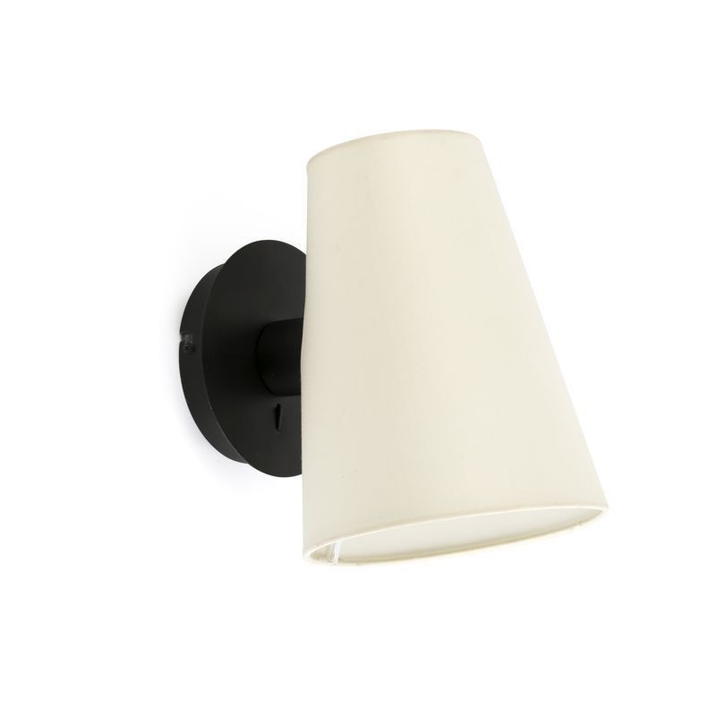 Applique Murale Lupe Noir Beige 1x15W E27 FARO 20031-88