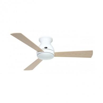 Ventilateur Plafond Eco Pallas 116cm Blanc Erable Hetre CASAFAN 311674