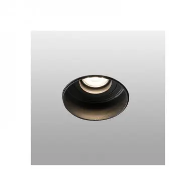 Encastré Intérieur Hyde Noir Rond Orientable L- 1x8W GU10 LED FARO 40111