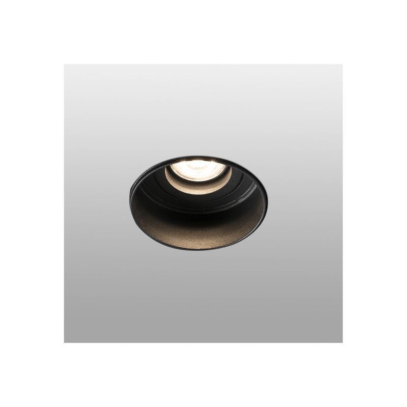 Encastré Intérieur Hyde Noir Rond Orientable L- 1x8W GU10 LED FAR_40111 40111 Encastré Intérieur Hyde Noir Rond Orientable L- 1x8W GU10 LED FARO 40111