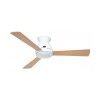 Ventilateur Plafond Eco Pallas 116cm Blanc Erable Hetre CASAFAN 311674