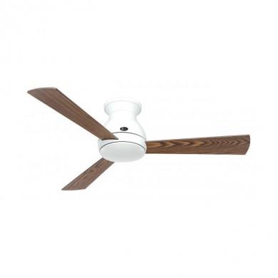 Ventilateur Plafond Eco Pallas 116cm Blanc Noyer Chene CASAFAN 311675