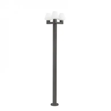 Lampadaire Extérieur Mistu Gris foncé 3x15W E27 FAR_74436F3-02 74436F3-02 Lampadaire Extérieur Mistu Gris foncé 3x15W E27 FARO 74436F3-02