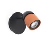 Applique Murale Coco Noir 1x8W Max GU10 LED FARO 40663