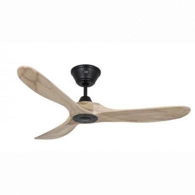 Ventilateur Plafond Genuino 122cm Noir Bois naturel CASAFAN 312218