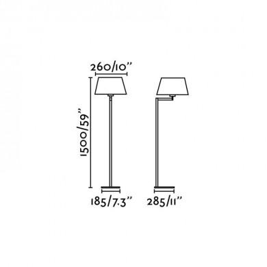 Lampadaire Artis Bronze 1x15W Max E27 LED FARO 68489