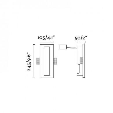 Encastré Intérieur Plas Blanc 1x1W LED FARO 63490