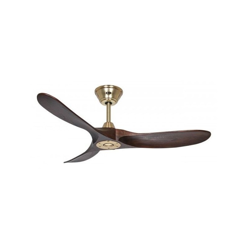Ventilateur Plafond Silencieux Genuino 122cm Laiton Noyer CAS_312221 312221 Ventilateur Plafond Silencieux Genuino 122cm Laiton Noyer CASAFAN 312221