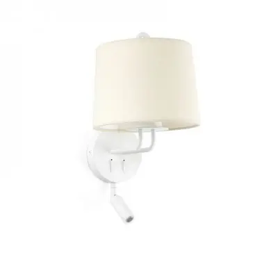 Applique Murale Montreal Blanc Beige Liseuse 1x15W E27 FAR_24032-02 24032-02 Applique Murale Montreal Blanc Beige Liseuse 1x15W E27 FARO 24032-02