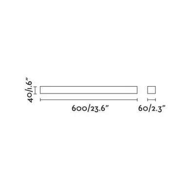 Applique Murale Nilo Chrome 1x12W LED FARO 63316