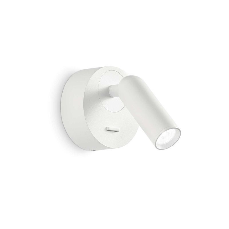 Applique murale BEAN Blanc 1x3W Rond IDEAL LUX 260600