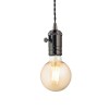 Suspension DOC Plomb Noir 1x60W IDEAL LUX 163161