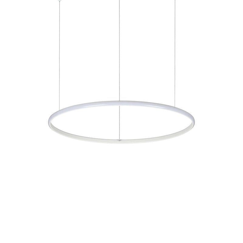 Suspension HULAHOOP Blanc 1x30W IDEAL LUX 258775