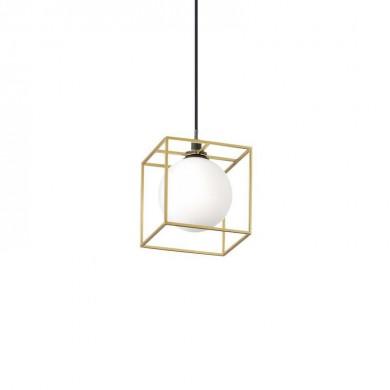 Suspension LINGOTTO Laiton Antique Noir 1x28W IDEAL LUX 251103