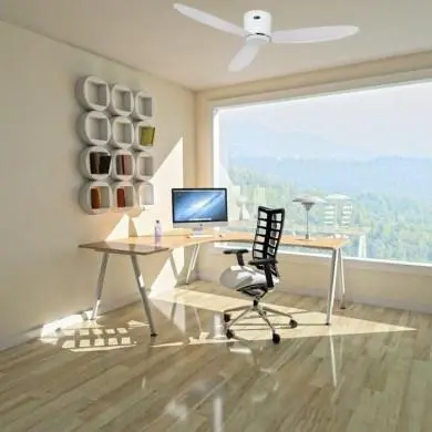 Ventilateur Plafond Blanc Plano II 132cm WiFi CASAFAN 313283